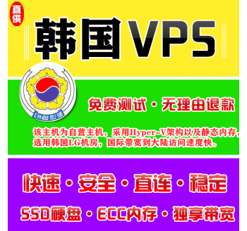 韩国VPS机房4096M国外，建网站一般需要多少钱